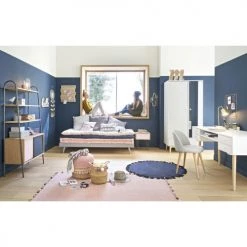 Maisons Du Monde Matelas De Sol Enfant Matelas De Sol En Coton Bleu 90x190 -Plaids Soldes matelas de sol en coton bleu 90x190 1000 4 16 171109 6