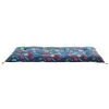 Maisons Du Monde Matelas Et Coussins De Sol Matelas De Sol En Coton Recyclé Bleu Pétrole Motif Floral 90x190