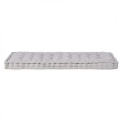 Maisons Du Monde Matelas Et Coussins De Sol Matelas De Sol En Coton Recyclé Capitonné Gris 70x190