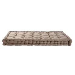 Maisons Du Monde Matelas De Sol Enfant Matelas Enfant En Coton Capitonné Rose 60x120 -Plaids Soldes matelas enfant en coton capitonne taupe 60x120 1000 14 27 193219 1 1