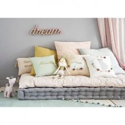 Maisons Du Monde Matelas De Sol Enfant Matelas Enfant En Coton Gris 90x190 -Plaids Soldes matelas enfant en coton gris 90x190 1000 8 2 150390 20