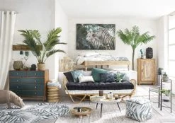 Maisons Du Monde Matelas Et Coussins De Sol Matelas Gaddiposh En Coton écru 90x190 -Plaids Soldes matelas gaddiposh en coton ecru 90x190 1000 11 35 177729 8