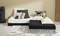 Maisons Du Monde Matelas Et Coussins De Sol Matelas Gaddiposh En Coton écru 90x190 -Plaids Soldes matelas gaddiposh en coton ecru 90x190 1000 11 35 177729 9