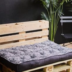 Today Matelas Et Coussins De Sol Matelas Palette Fusain 120x80cm -Plaids Soldes matelas palette fusain 120x80cm 6