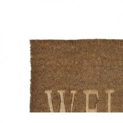 Andrea House Paillassons Paillasson Avec Message En Fibre De Coco Marron 40 X 60 -Plaids Soldes paillasson avec message en fibre de coco marron 40 x 60 2