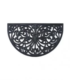 Wadiga Paillassons Paillasson Caoutchouc Demi-lune 70x40