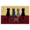 Wadiga Paillassons Paillasson Coco Chats 60x40x1,5cm -Plaids Soldes paillasson coco chats 60x40x1 5cm