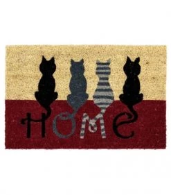 Wadiga Paillassons Paillasson Coco Chats 60x40x1,5cm