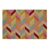 Wadiga Paillassons Paillasson Coco Chevrons Multicolores 60x40cm -Plaids Soldes paillasson coco chevrons multicolores 60x40cm