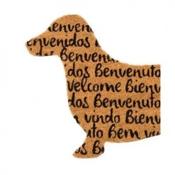 Wadiga Paillassons Paillasson Coco Chien Bienvenue 80x50x1,5cm -Plaids Soldes paillasson coco chien bienvenue 80x50x1 5cm 2