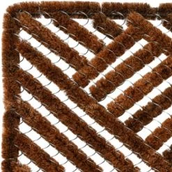 Wadiga Paillassons Paillasson Coco Et Métal - 60x40cm -Plaids Soldes paillasson coco et metal 60x40cm 2
