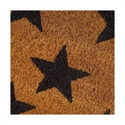 Wadiga Paillassons Paillasson Coco étoiles 60x40x1,5cm -Plaids Soldes paillasson coco etoiles 60x40x1 5cm 1
