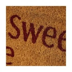 Wadiga Paillassons Paillasson Coco Feuilles Sweet Home 60x40x1,5cm -Plaids Soldes paillasson coco feuilles sweet home 60x40x1 5cm 1