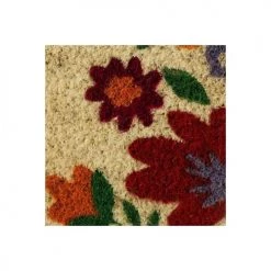 Wadiga Paillassons Paillasson Coco Fleurs Multicolores Home Sweet Home 60x40x1,5cm -Plaids Soldes paillasson coco fleurs multicolores home sweet home 60x40x1 5cm 2