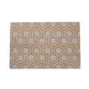 Wadiga Paillassons Paillasson Coco Motifs Géométriques Blancs 60x40cm -Plaids Soldes paillasson coco motifs geometriques blancs 60x40cm