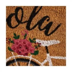 Wadiga Paillassons Paillasson Coco Multicolore Vélo Fleuri Hola 60x40x1,5cm -Plaids Soldes paillasson coco multicolore velo fleuri hola 60x40x1 5cm 1