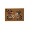 Wadiga Paillassons Paillasson Coco Multicolore Vélo Fleuri Hola 60x40x1,5cm -Plaids Soldes paillasson coco multicolore velo fleuri hola 60x40x1 5cm
