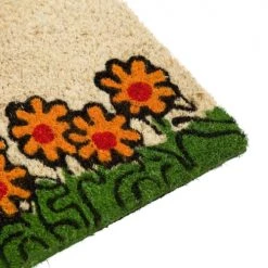 Wadiga Paillassons Paillasson Coco Welcome Floral 60x40x1,5cm -Plaids Soldes paillasson coco welcome floral 60x40x1 5cm 2