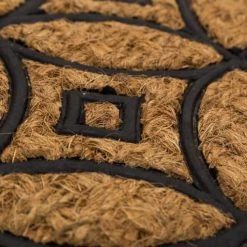 Wadiga Paillassons Paillasson En Caoutchouc Et Coco 60x40cm -Plaids Soldes paillasson en caoutchouc et coco 60x40cm 1