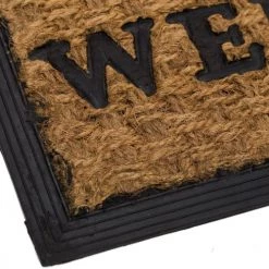 Wadiga Paillassons Paillasson En Caoutchouc Et Coco Chiens 60x40cm -Plaids Soldes paillasson en caoutchouc et coco chiens 60x40cm 2