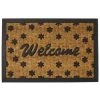 Wadiga Paillassons Paillasson En Caoutchouc Et Fibres De Coco Welcome 60x40cm