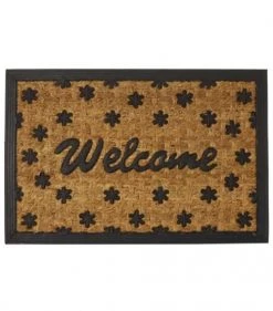 Wadiga Paillassons Paillasson En Caoutchouc Et Fibres De Coco Welcome 60x40cm