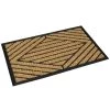 Casâme Paillassons Paillasson En Coco Bouclé Motif Diamant - 75 X 45 Cm - Marron -Plaids Soldes paillasson en coco boucle motif diamant 75 x 45 cm marron
