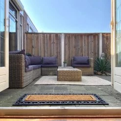 Esschert Design Paillassons Paillasson En Coco Et Caoutchouc 120x45 -Plaids Soldes paillasson en coco et caoutchouc 120x45 5