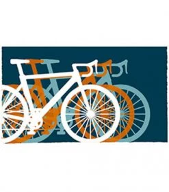 Wadiga Paillassons Paillasson En Coco Multicolore 3 Vélos 70x40cm