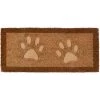 Maisons Du Monde Paillassons Paillasson Marron Imprimé Pattes De Chien 45x21 -Plaids Soldes paillasson marron imprime pattes de chien 45x21 1000 1 20 224741 1