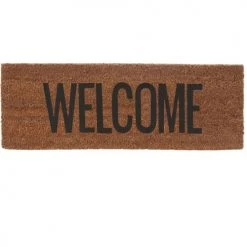 Present Time Paillassons Paillasson Noir En Coco 75x26 -Plaids Soldes paillasson noir en coco 75x26 5