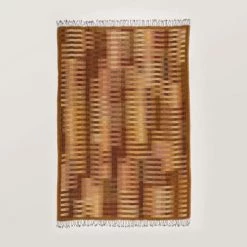 Madura Plaids Plaid 140x200 Cm Ocre En Laine -Plaids Soldes plaid 140x200 cm ocre en laine 3