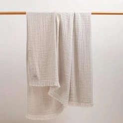 Madura Plaids Plaid 140x200 Cm Sable En Coton Recyclé,Coton