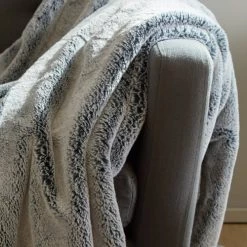 Madura Plaids Plaid 150x180 Cm Gris Cendré -Plaids Soldes plaid 150x180 cm gris cendre 2