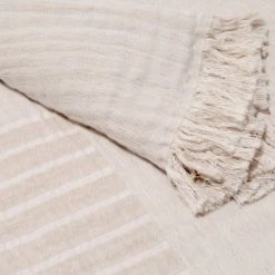 Madura Plaids Plaid 180x280 Cm Sable En Coton Recyclé,Coton -Plaids Soldes plaid 180x280 cm sable en coton recycle coton 4