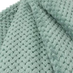 Maisons Du Monde Plaids Plaid à Motifs Bleu Vert 150x230 -Plaids Soldes plaid a motifs bleu vert 150x230 1000 10 13 218256 3