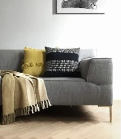 Malagoon Plaids Plaid Antik Jaune 125x170 -Plaids Soldes plaid antik jaune 125x170 3