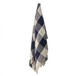 Bloomingville Plaids Plaid Austin En Coton Recyclé 125x150cm -Plaids Soldes plaid austin en coton recycle 125x150cm 2
