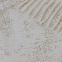 Sensei Maison Plaids Plaid Avec Franges Or 130x170 Cm -Plaids Soldes plaid avec franges or 130x170 cm 2