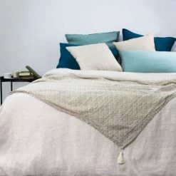 Garnier Thiebaut Plaids Plaid Beige 155X130