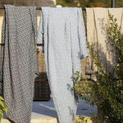 Garnier Thiebaut Plaids Plaid Beige 155X130 -Plaids Soldes plaid beige 155x130 3