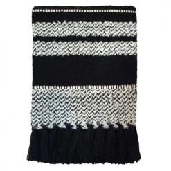 Malagoon Plaids Plaid Berbère Basalte 125x150 -Plaids Soldes plaid berbere basalte 125x150 2