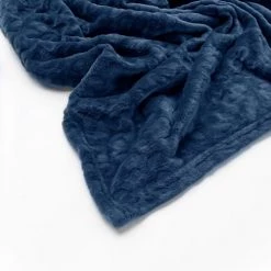 Dutch Decor Plaids Plaid Bleu Fleece 150x200 Cm Avec Imprimé Animalier -Plaids Soldes plaid bleu fleece 150x200 cm avec imprime animalier 1