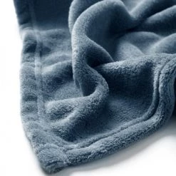 Dutch Decor Plaids Plaid Bleu Fleece 150x200 Cm Uni -Plaids Soldes plaid bleu fleece 150x200 cm uni 17