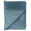 Dutch Decor Plaids Plaid Bleu Fleece 200x220 Cm Uni -Plaids Soldes plaid bleu fleece 200x220 cm uni 3
