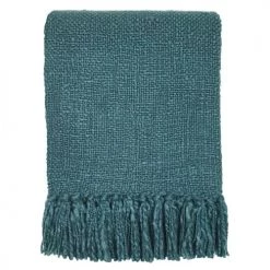 Malagoon Plaids Plaid Bleu Plomb Foncé 125x150 -Plaids Soldes plaid bleu plomb fonce 125x150 7