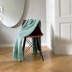 Malagoon Plaids Plaid Bleu Surf 125x150 -Plaids Soldes plaid bleu surf 125x150 4