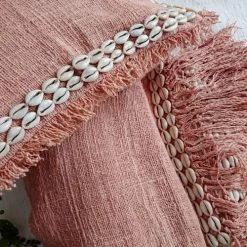 My Bliss Home Plaids Plaid Camel Coton Coquillages 200x140 Cm -Plaids Soldes plaid camel coton coquillages 200x140 cm 4