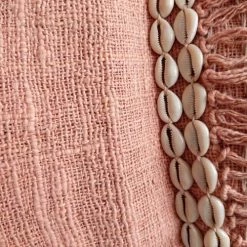 My Bliss Home Plaids Plaid Camel Coton Coquillages 200x140 Cm -Plaids Soldes plaid camel coton coquillages 200x140 cm 5