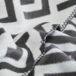 Sensei Maison Plaids Plaid Coton/acrylique Anthracite 130x170 Cm -Plaids Soldes plaid coton acrylique anthracite 130x170 cm 4